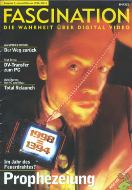 Bernd Kornek in "FASCINATION" - Ausgabe 7, Januar/Februar 1998, S.28/29, "USER PROFILE" - BK-Mediendesign & Konzeption - 460 Produktionen für "CityInfo München" 1997-2002